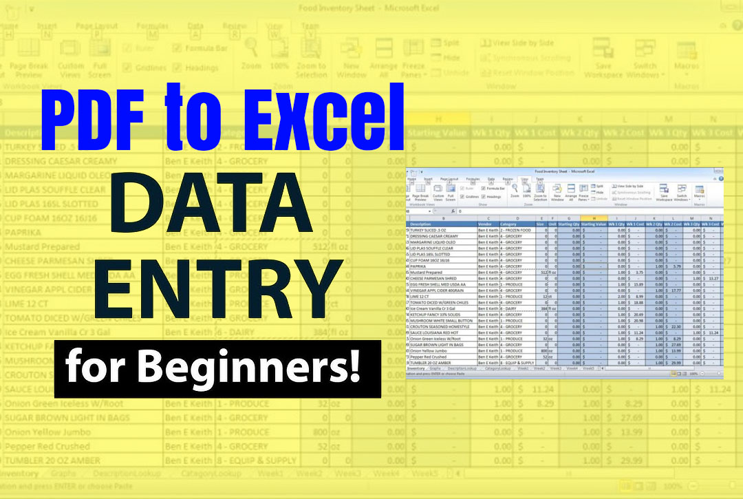 Read more about the article PDF to Excel Data Entry Jobs: A Complete Guide to Earning Online