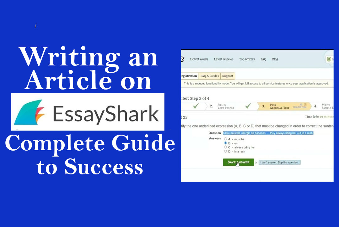 Read more about the article Writing an Article on EssayShark: Complete Guide to Success