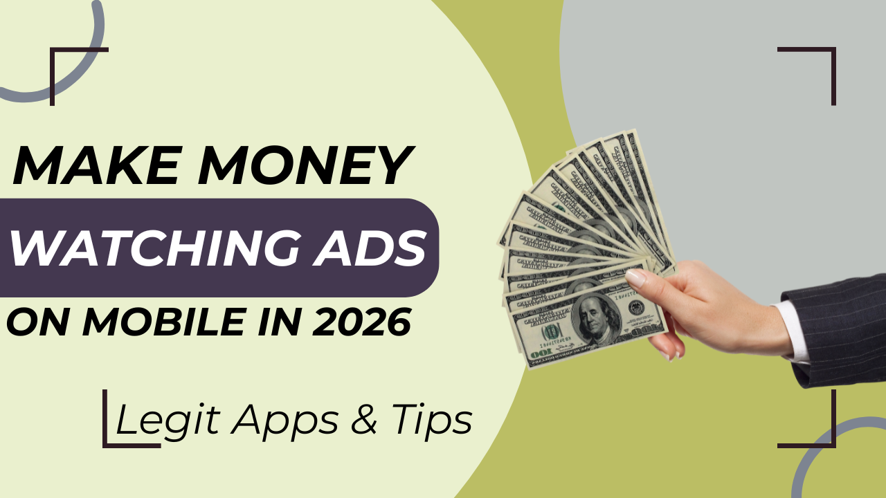 Read more about the article Make Money Watching Ads on Mobile in 2026 Legit Apps & Tips