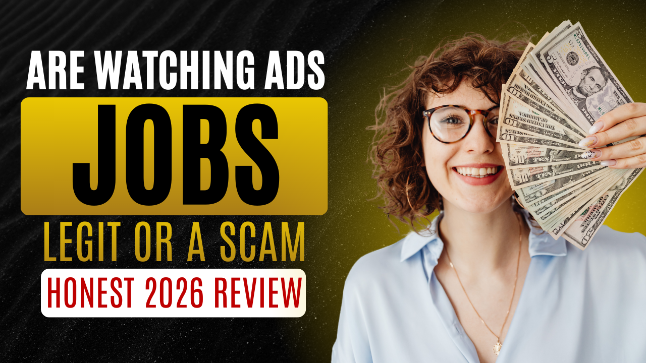 Read more about the article Are Watching Ads Jobs Legit or a Scam? Honest 2026 Review